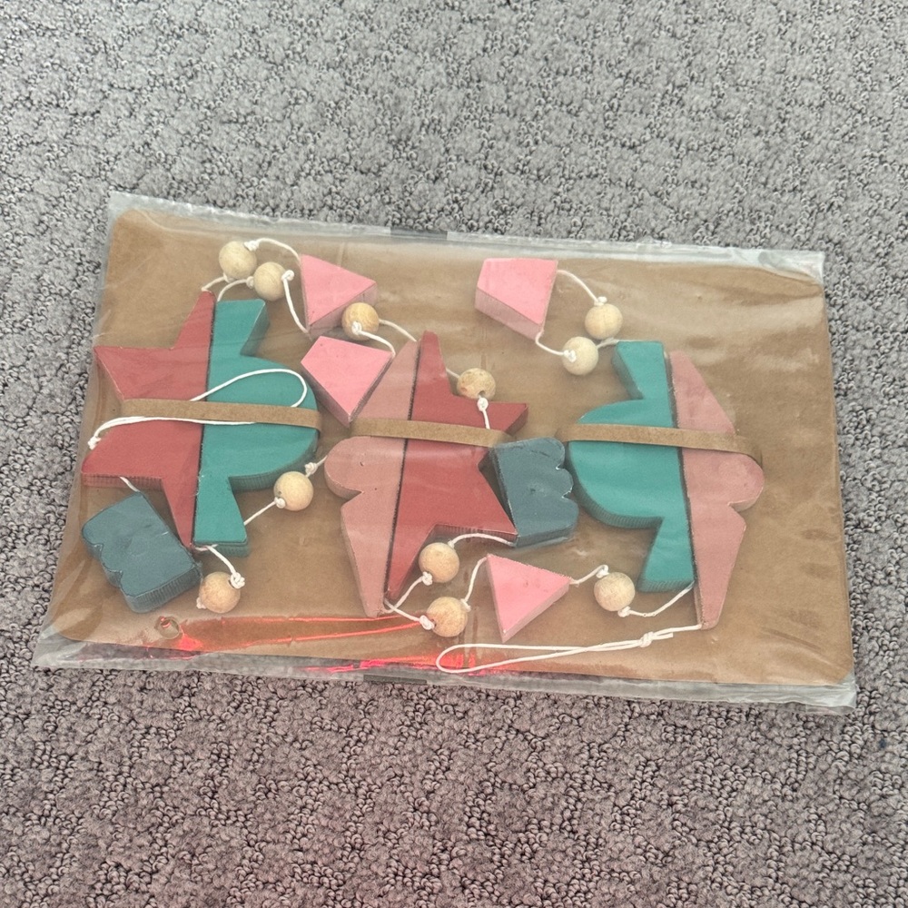 West Elm Kids Colorful Geometric Garland